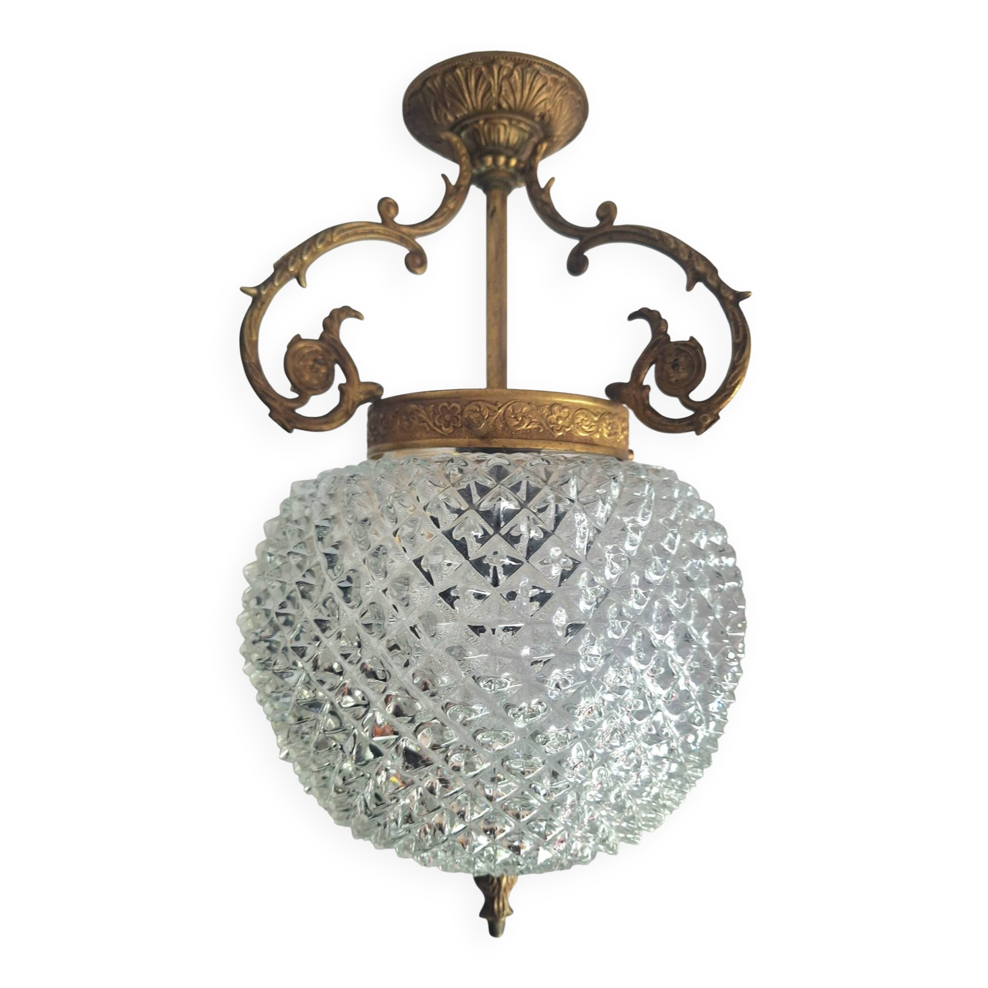 Art Deco luminaire, antique chandelier