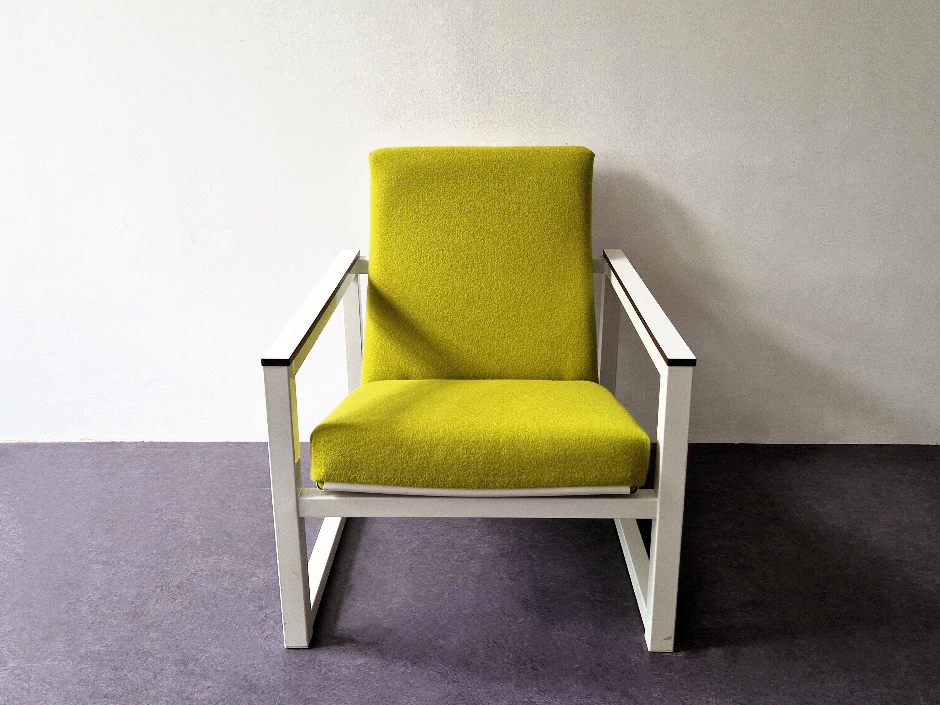 Reupholstered lounge chair by Tjerk Reijenga and Friso Kramer for Pilastro, The Netherlands 1960's