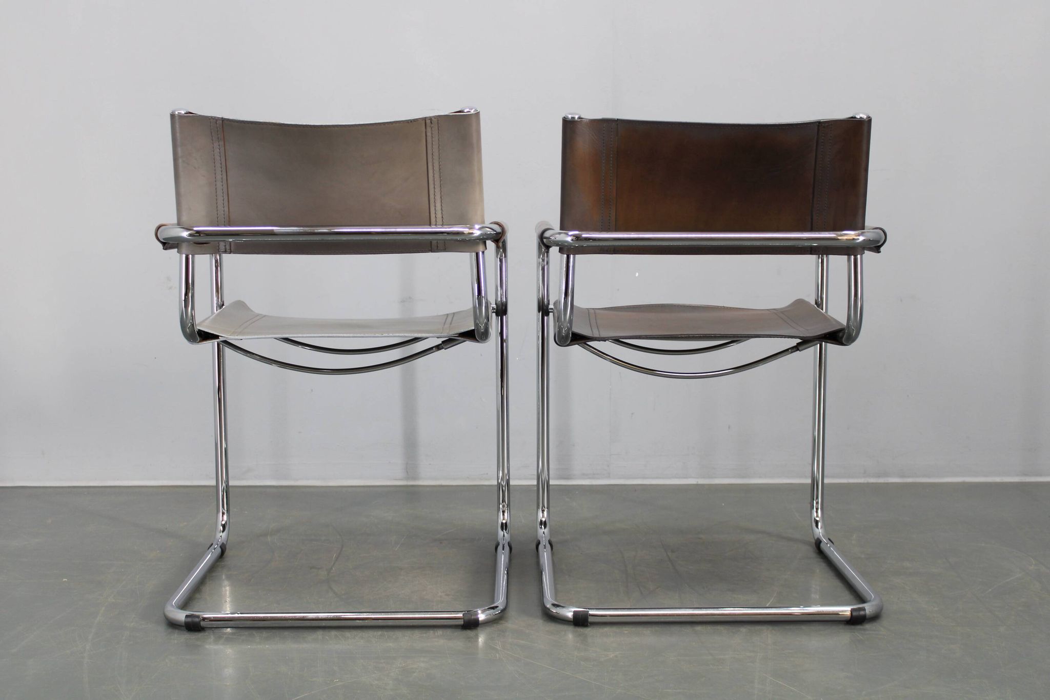 Set of four Bauhaus cantilever armchairs by Mart Stam, Italy