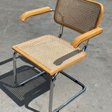 Cesca chair B64 with armrests by Marcel Breuer Design