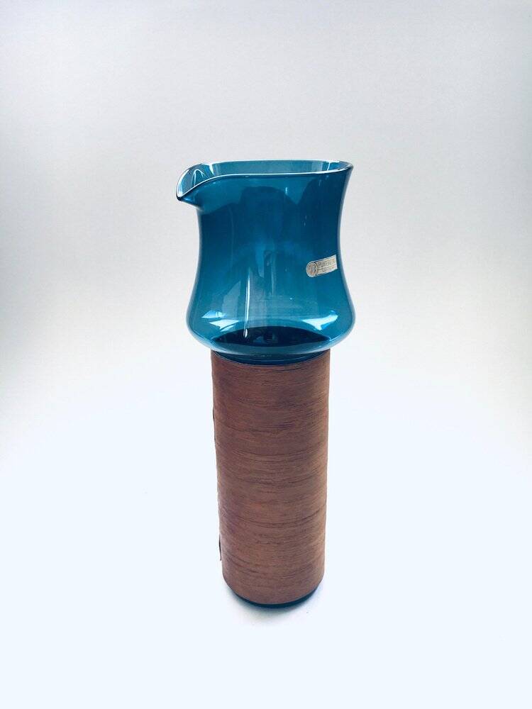 Mid-Century Modern Scandinavian Glass Decanter by Pukeberg, Sweden, 1960s