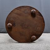 Walnut and marble gueridon, Restoration style – early 20th century