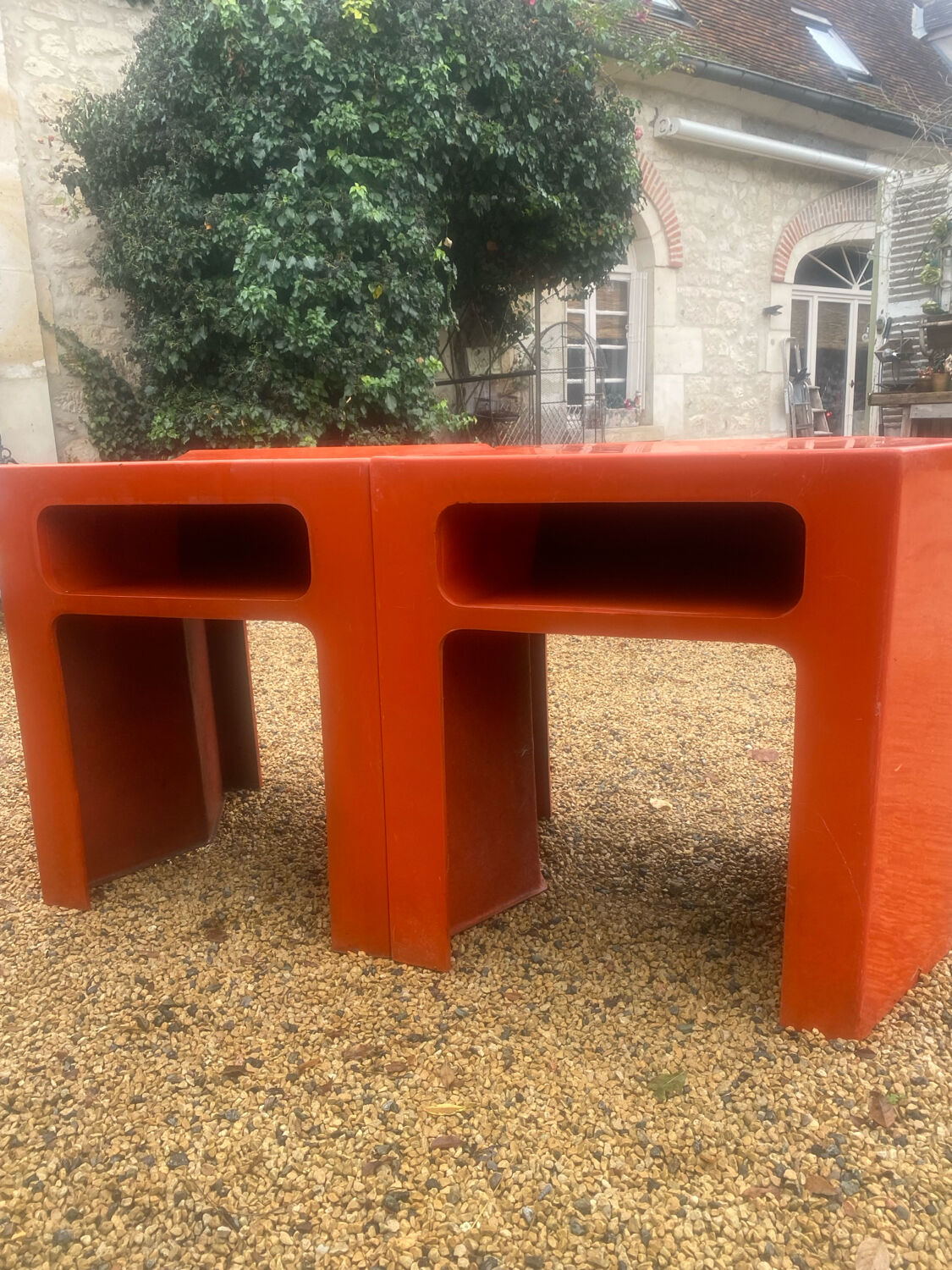 Two-piece desk from the 1970s