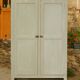 Old workshop wardrobe - Parisian locker cabinet, worn patina