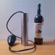 Still brand tube pendant light in polished stainless steel, 1970s, NEW