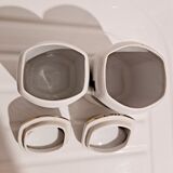 Pair of pretty chicken spice boxes