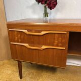 Mid-Century Retro Vintage Teak Desk by Stonehill (1960)  Timeless Design –