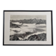 Panoramic photograph of the Pyrenees signed Alix, 49x35 cm framed.