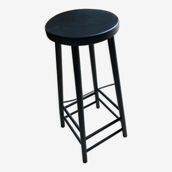 Tabouret haut noir