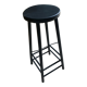 Tabouret haut noir