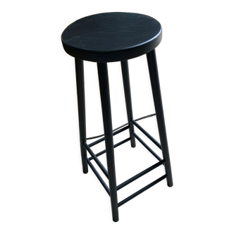 Tabouret haut noir