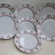 7 dessert plates in earthenware K G de Lunéville Model Danièle