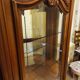 Sideboard, display cabinet in solid cherry wood