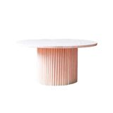Travertine coffee table
