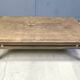 Vintage etched brass coffee table signed by Willy Daro, 1970s