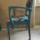 Paire de fauteuils vintage relookés