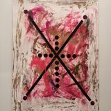 Abstract painting Johan Desimpele