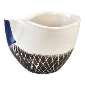 Vase pincé de Mado Jolain, 1950