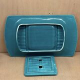 Slush asparagus dish with drainer