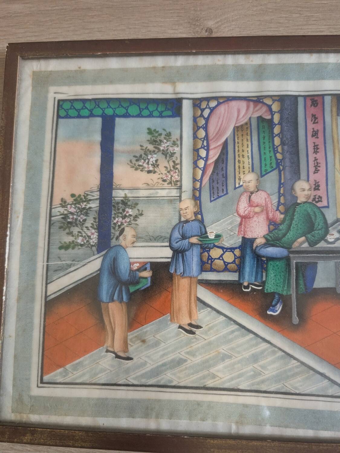 Peinture école chinoise 19e