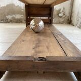 XL central island workbench oak