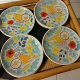 12 Valauris dessert plates