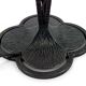 Wrought Iron Mushroom Lamp with Blown Glass Shade, 1920
