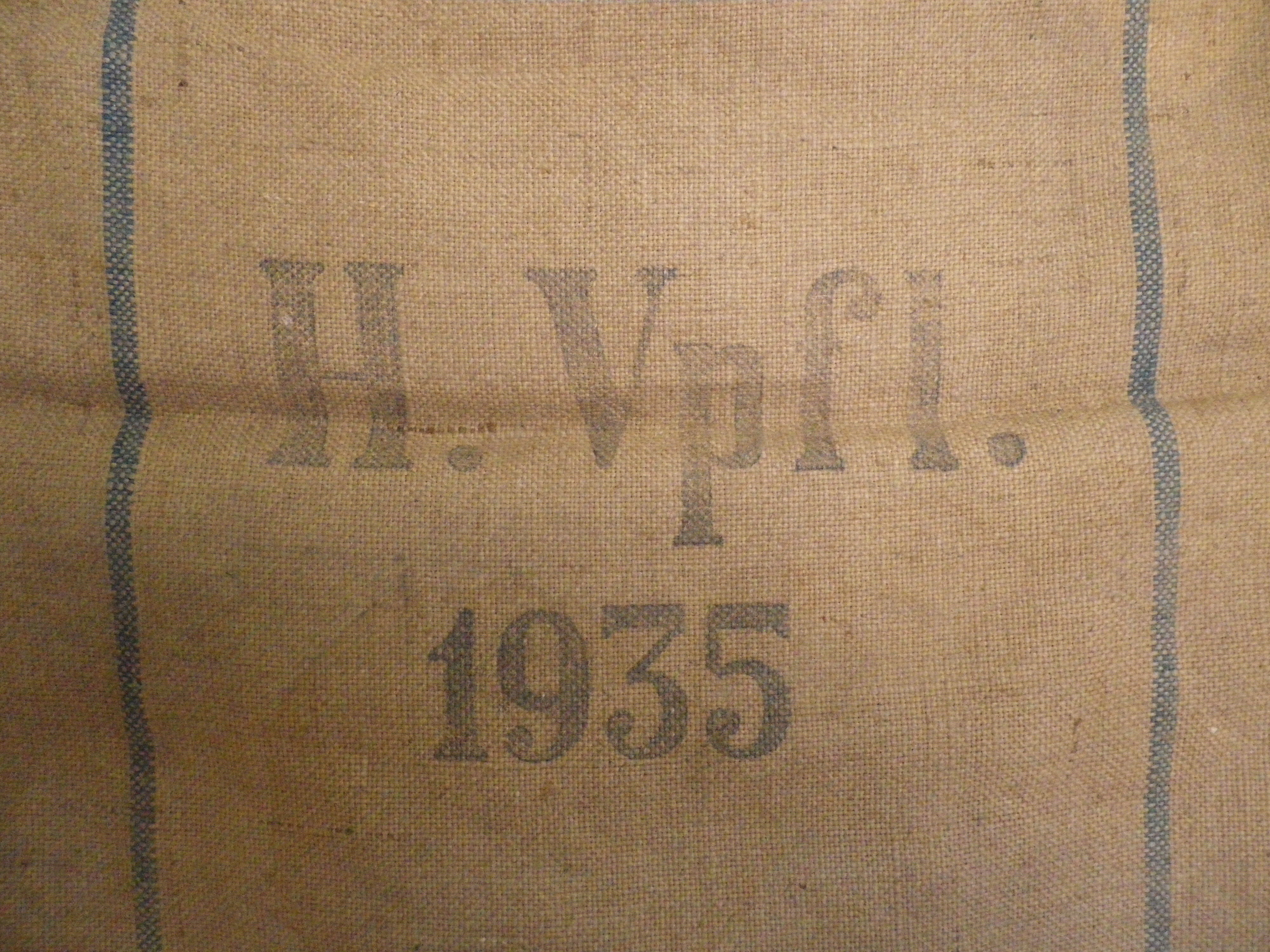 Refueling bag - H.Vpfl. 1935 with national eagle on the back - Collectible - Germany