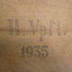 Refueling bag - H.Vpfl. 1935 with national eagle on the back - Collectible - Germany