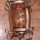 Pair of wrought iron torches
