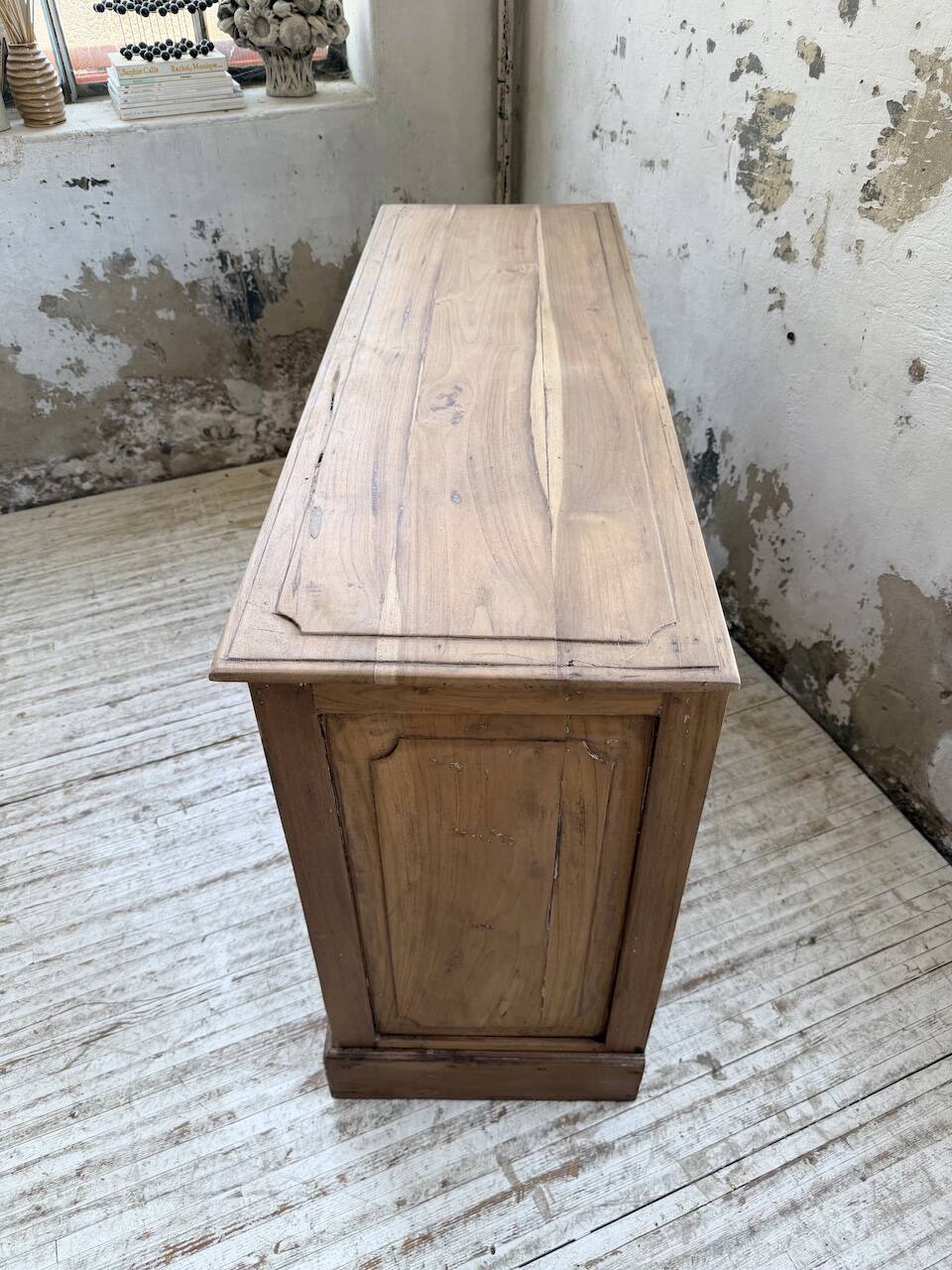 Grainetier meuble de métier en noyer 1950