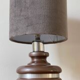 Ceramic lamp with aluminum rim 70s