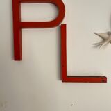 Set of industrial letters