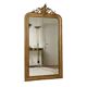 Miroir doré français Louis Philippe antique, fin du 19e siècle