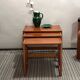 Series of 3 nesting tables from the 60s Scandinavian style