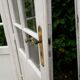 Oak arched bay window door H219xW267,5 small tiles
