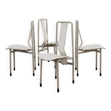 Ensemble de 4 Chaises Mod. Irma, Achille Castiglioni Zanotta  Années 80