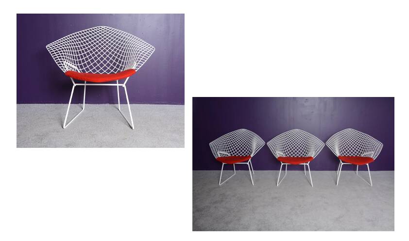Diamond armchair by Harry Bertoia for Knoll international 1970's