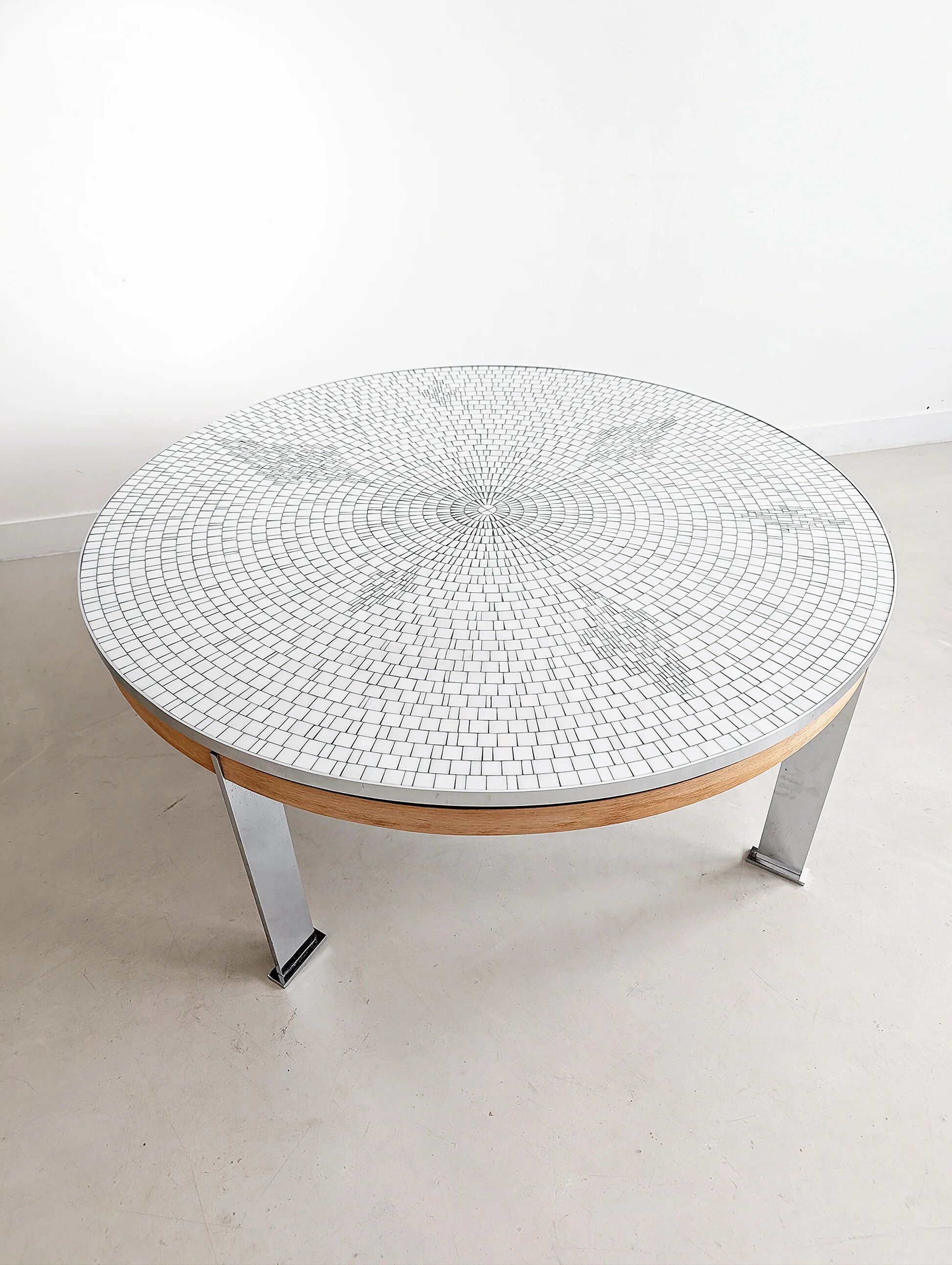 Mosaic coffee table by Berthold Müller Oerlinghausen 1960s