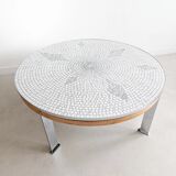 Mosaic coffee table by Berthold Müller Oerlinghausen 1960s