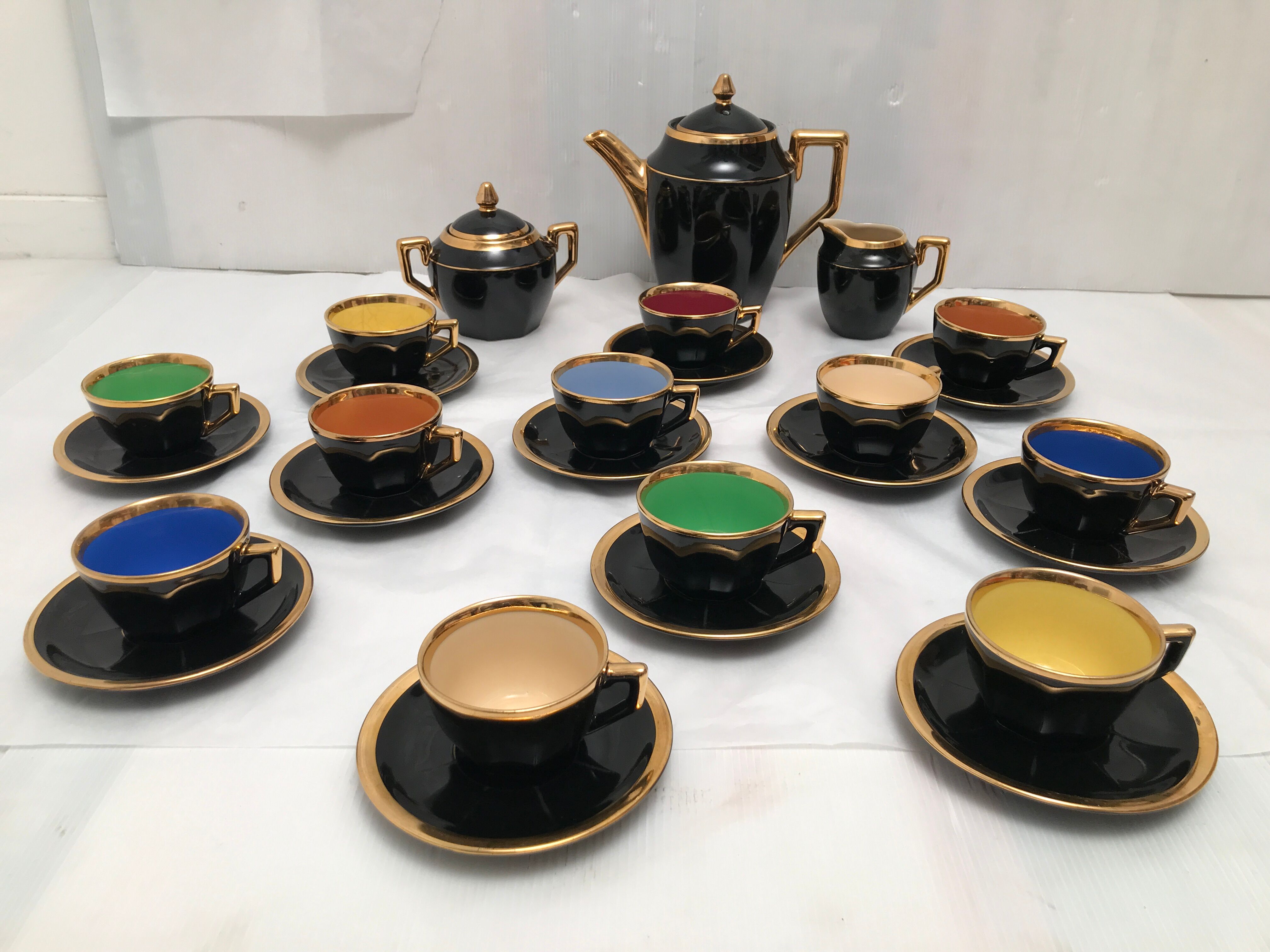 Service of 27 tea pieces 50-60 years
