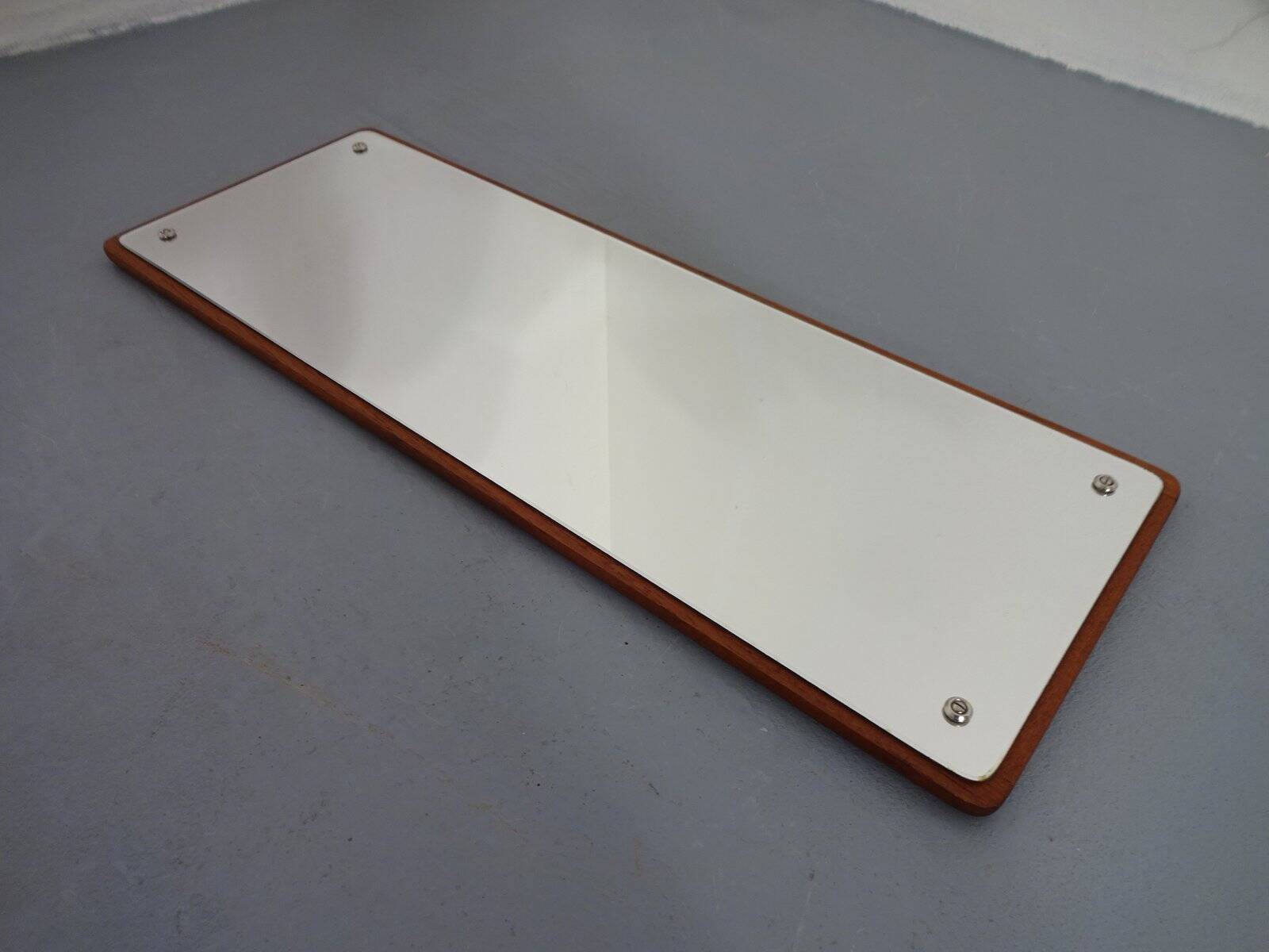Small Danish Teak Mirror from Jansen Spejle, 1960s