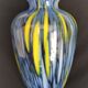 Large Murano glass vase, handmade, 38 cm high