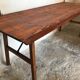Vintage mid-century farm or estaminet dining table