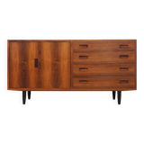 Commode en palissandre, design danois, années 1970, designer : Carlo Jensen, production : Hundevad