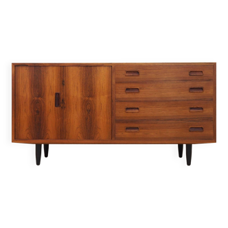 Rosewood dresser, Danish design, 1970s, designer: Carlo Jensen, production: Hundevad