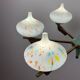 Mid-century chandelier with teak and Murano glass by Stilnovo, Italy, 1950s.