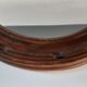 Miroir en bois oval années 30