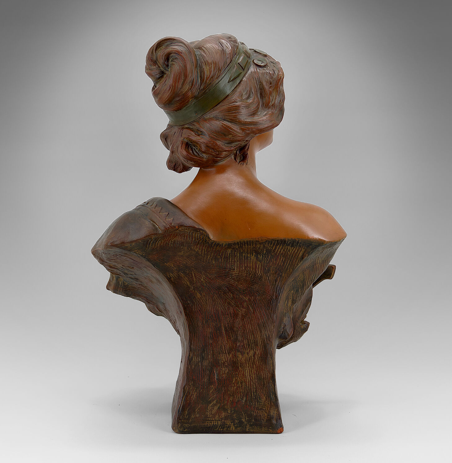Terracotta bust of Judith by Ricardo Aurilli, circa 1900-1910