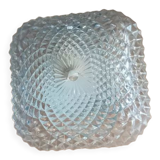 Ceiling lamp diamond molded glass metal base